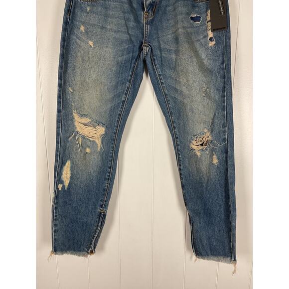 One x OneTeaspoon Womens SZ 26 Freebirds Low Waist 7/8 Skinny Leg Jeans NWT - Picture 2 of 9